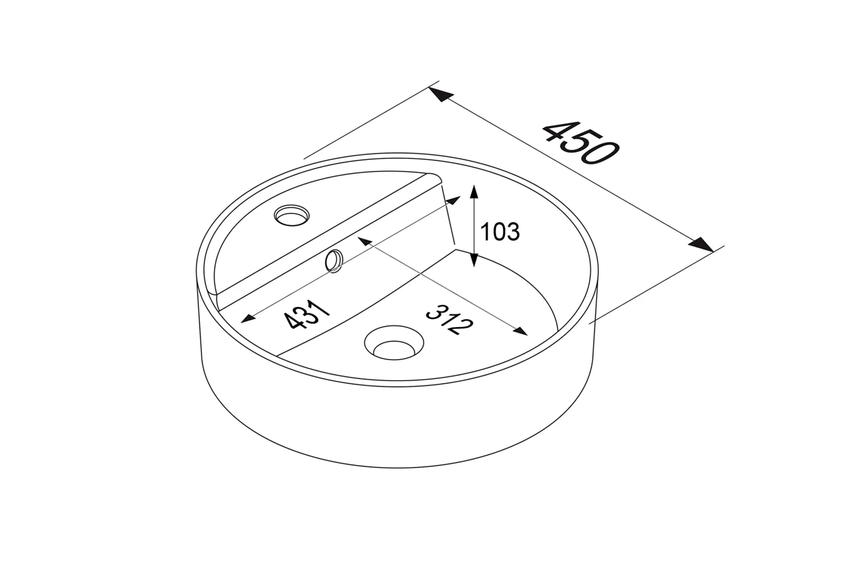 Keo Servantskap med overflatespeil og tilleggs-møbler 6