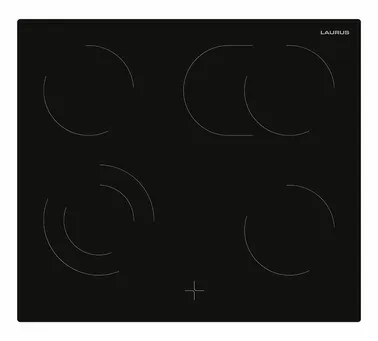 Keo LAURUS keramisk glass platetopp LCF600ZKB, koblet til komfyr LCF600ZKB