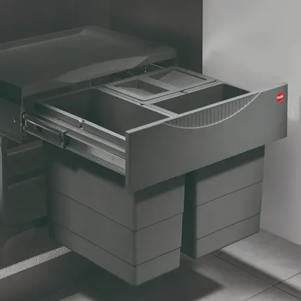 Keo Innebygd avfallsbeholder "plassbesparende Tandem S" AS10485 0